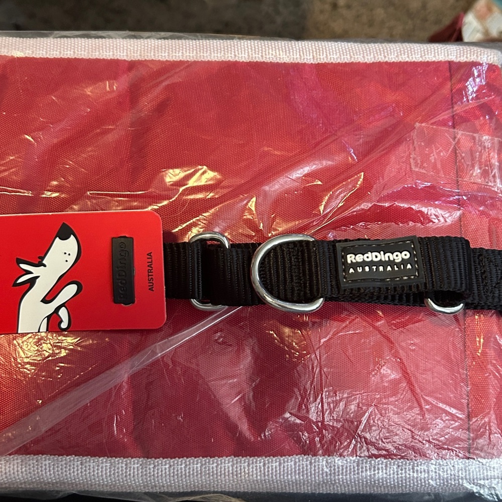 NWT Red Dingo Dog Collar 22mm  12-18” neck  HG 0010